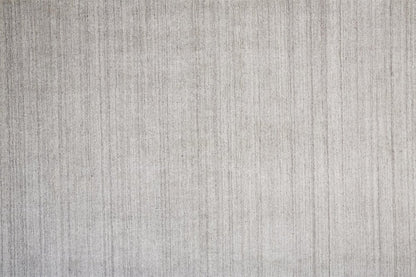 10' X 13' Gray Blue And Black Wool Hand Knotted Stain Resistant Area Rug