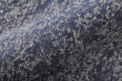 4' X 6' Ivory Black And Gray Abstract Area Rug