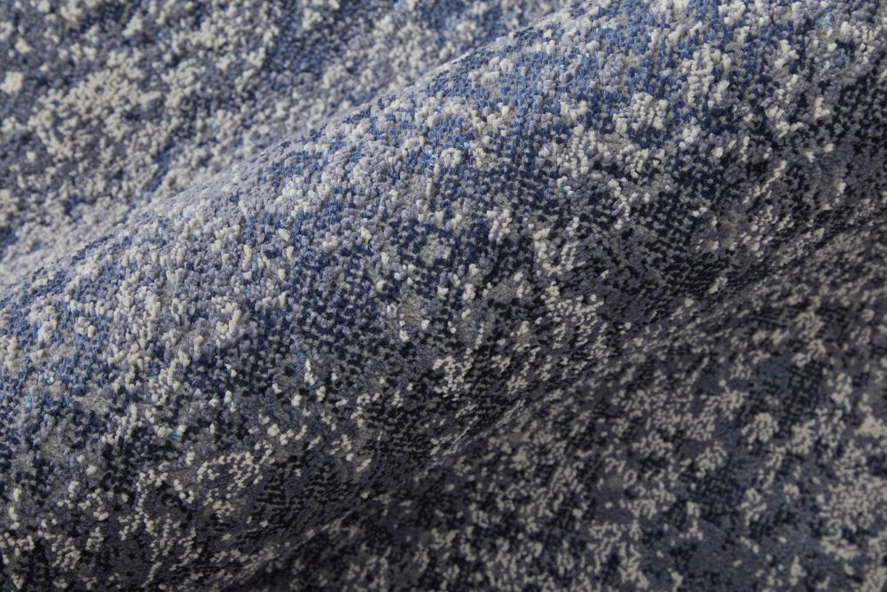 4' X 6' Ivory Black And Gray Abstract Area Rug