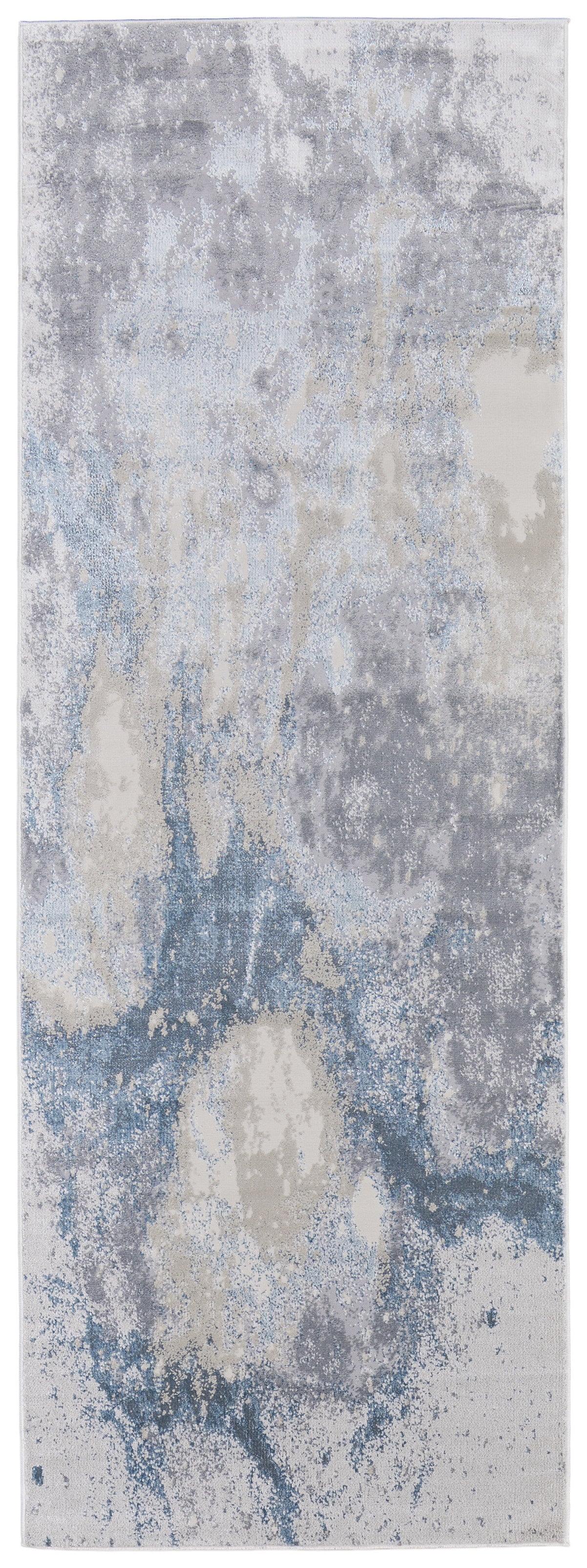 4' X 6' Gray Abstract Area Rug