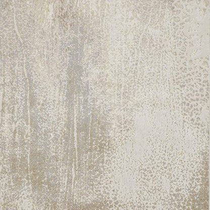 4' X 6' Gold Gray And Ivory Abstract Area Rug