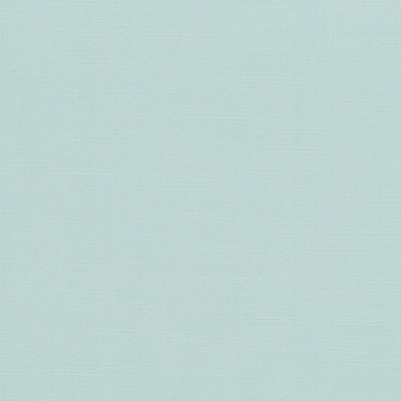 Light blue textured fabric surface with subtle linen grain.