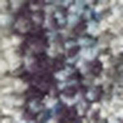 7' X 10' Blue and Gray Abstract Power Loom Non Skid Area Rug