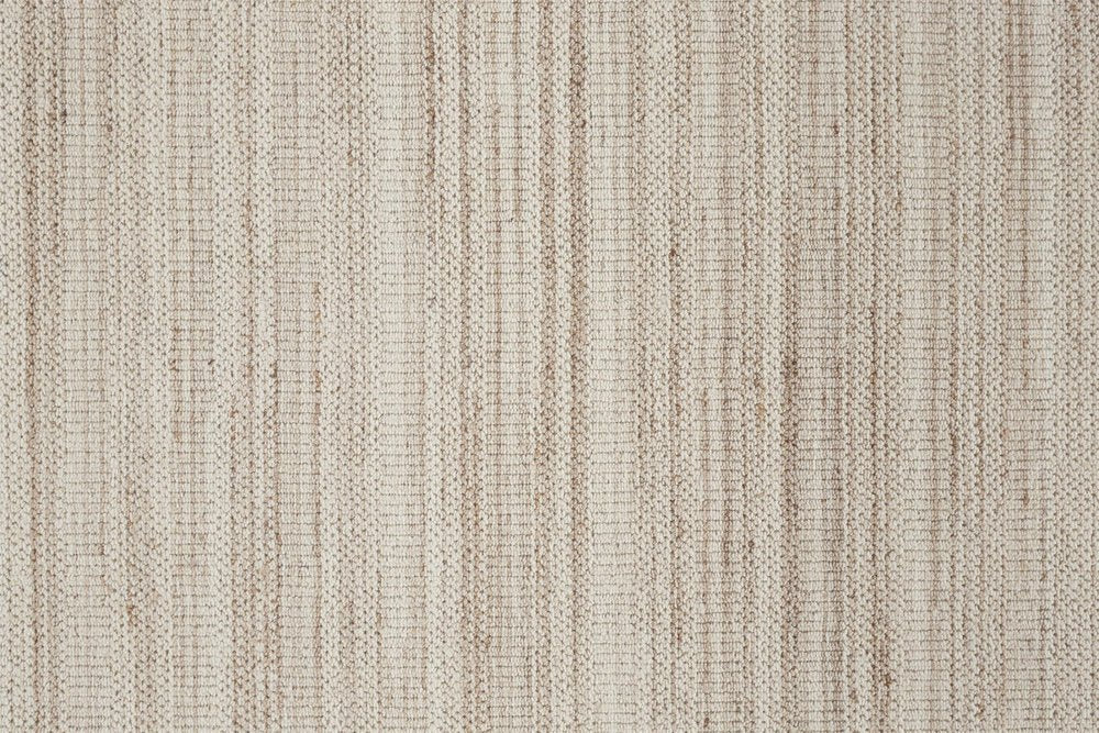 2' X 3' Ivory Wool Hand Woven Stain Resistant Area Rug