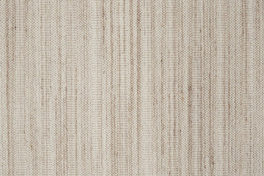 2' X 3' Ivory Wool Hand Woven Stain Resistant Area Rug
