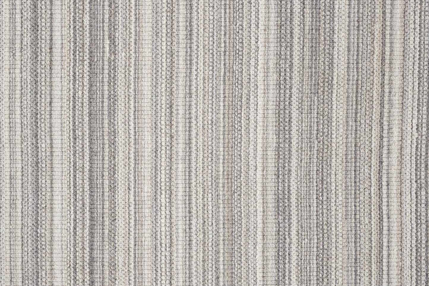 5' X 8' Ivory Wool Hand Woven Stain Resistant Area Rug