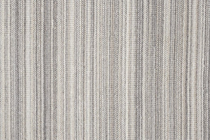 8' X 10' Taupe And Gray Wool Hand Woven Area Rug