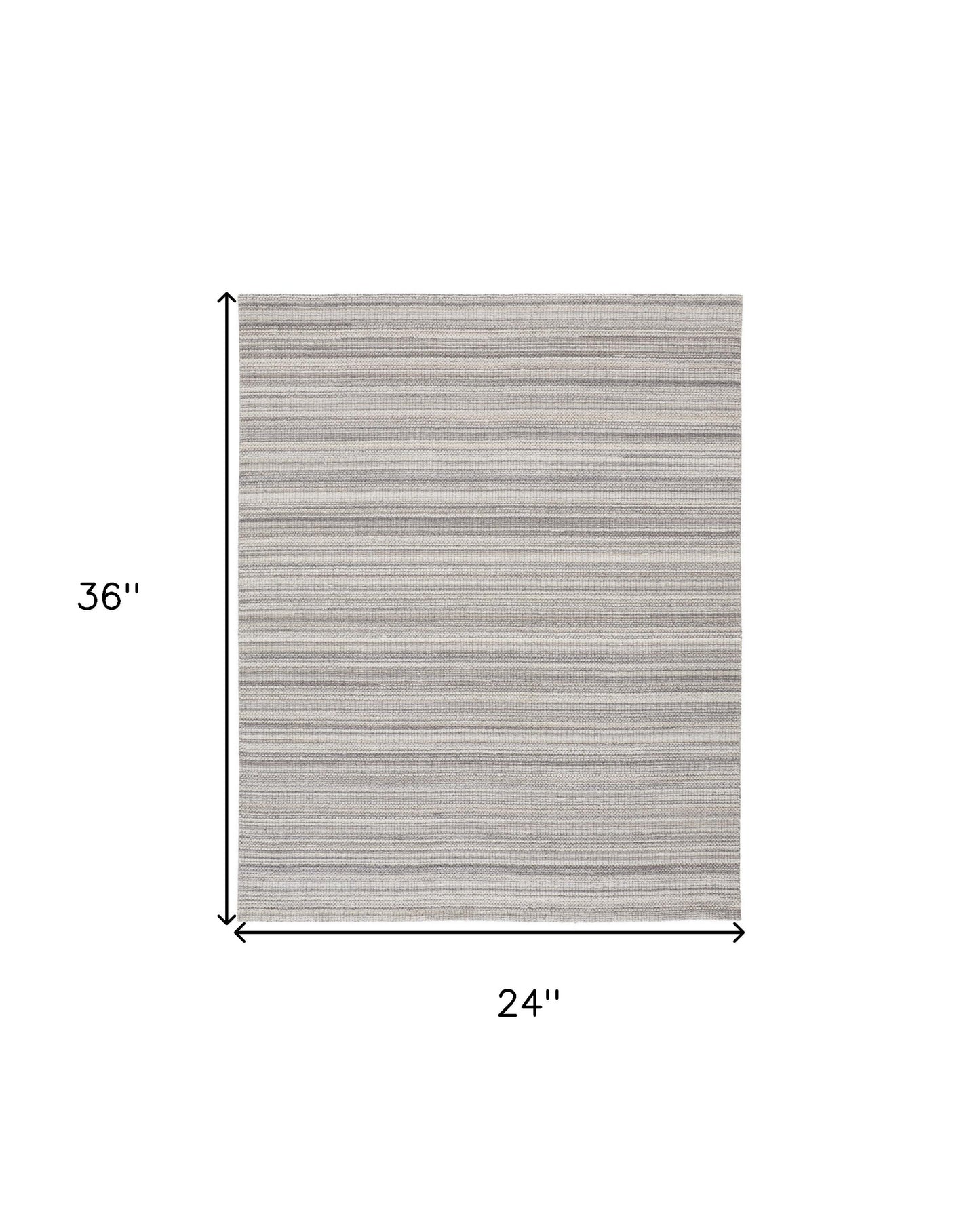 5' X 8' Ivory Wool Hand Woven Stain Resistant Area Rug