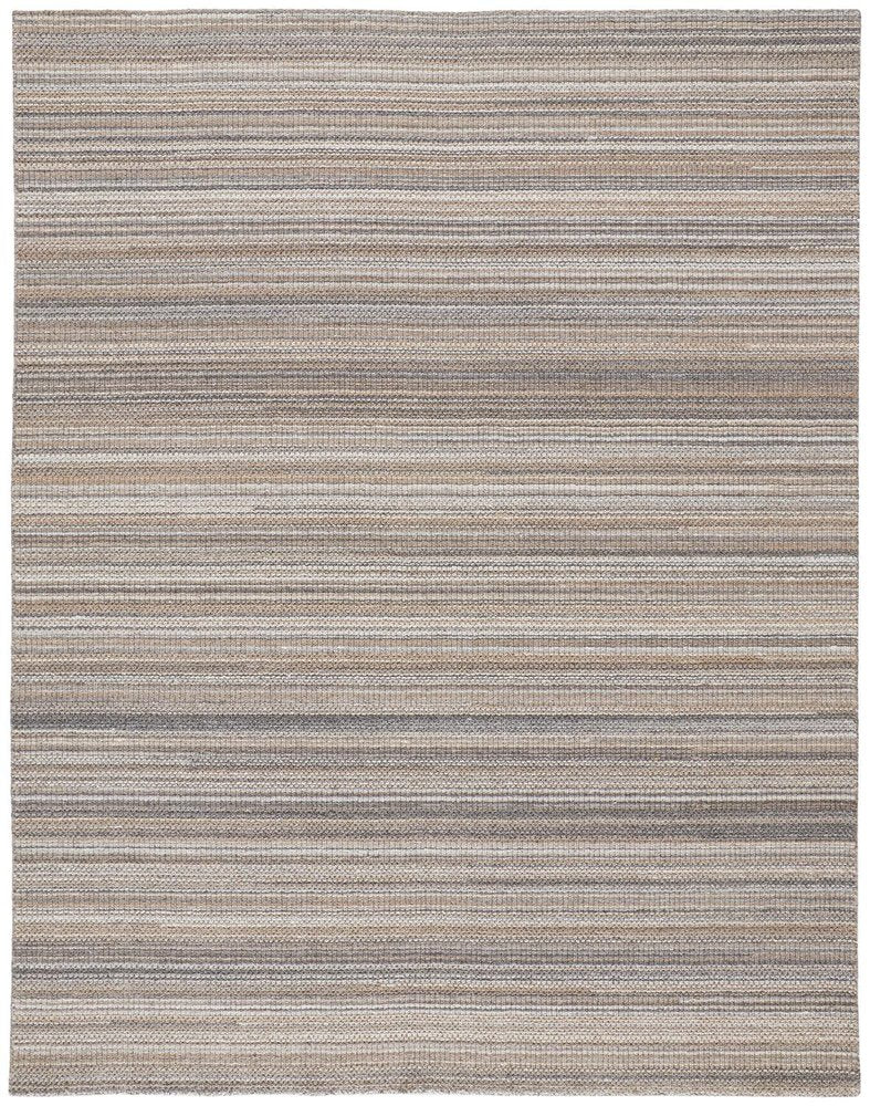 2' X 3' Ivory Wool Hand Woven Stain Resistant Area Rug