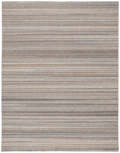 2' X 3' Ivory Wool Hand Woven Stain Resistant Area Rug