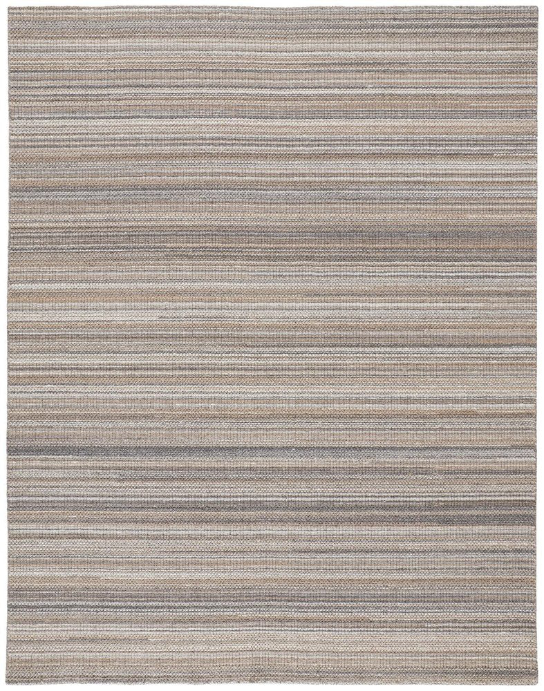 2' X 3' Ivory Wool Hand Woven Stain Resistant Area Rug
