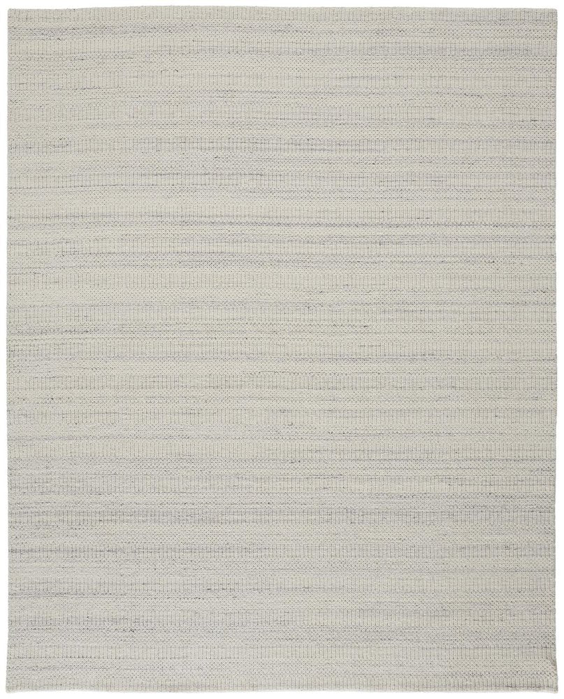 2' X 3' Ivory Wool Hand Woven Stain Resistant Area Rug