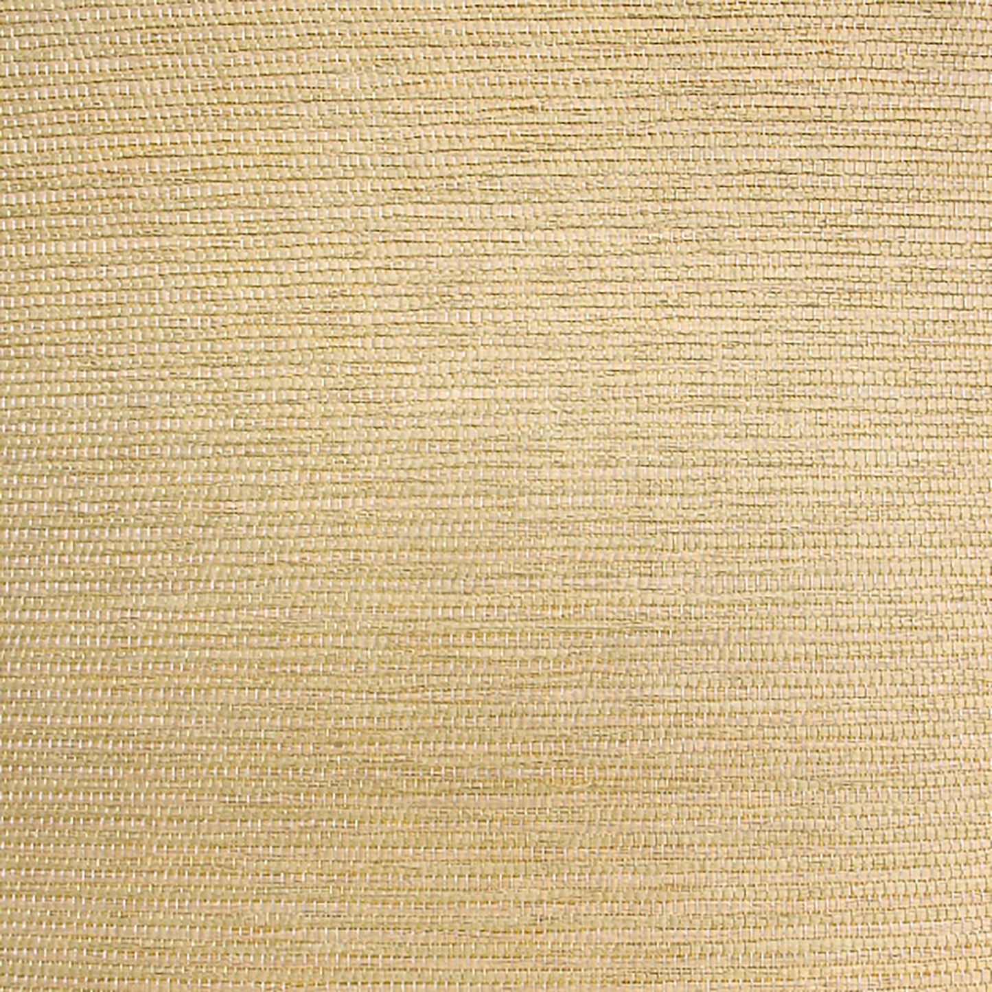 Close-up of woven grasscloth wallpaper texture in warm orange, rust, yellow & gold tones.
