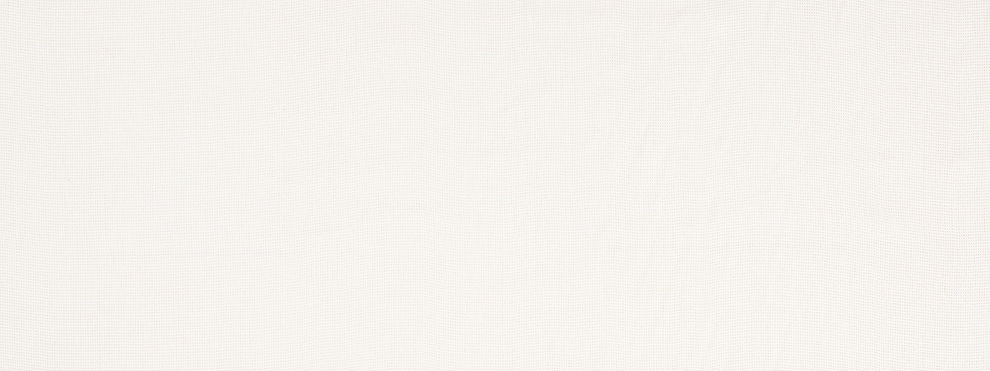 Off-white drapery fabric swatch with a subtle texture against a plain backdrop.