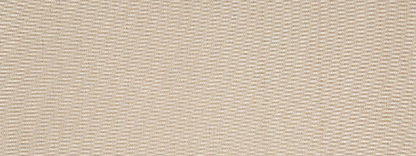 Beige drapery fabric swatch with a subtle texture and warm neutral tone.