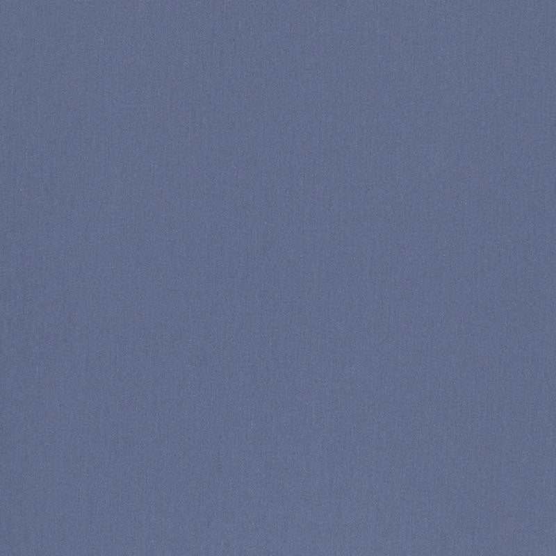 Rectangular solid blue fabric swatch with fine weave texture.