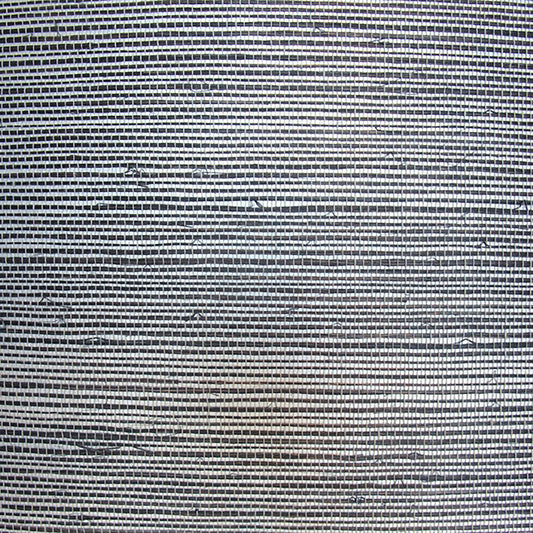 JF Fabrics -Wallpaper 5155 96 Wallpaper Black,Grey,Silver  Grasscloth - 5073596 W6331