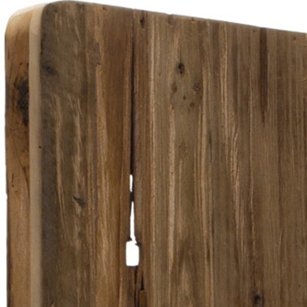 40" Brown Wood Framed Accent Mirror