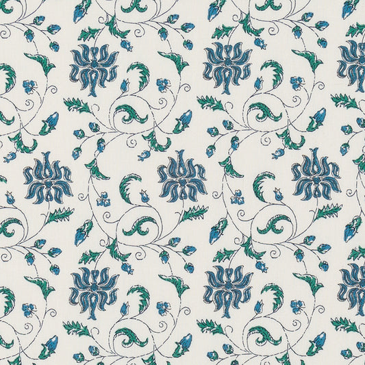 Duralee De42665 | 72-Blue/Green  Print     - 516402
