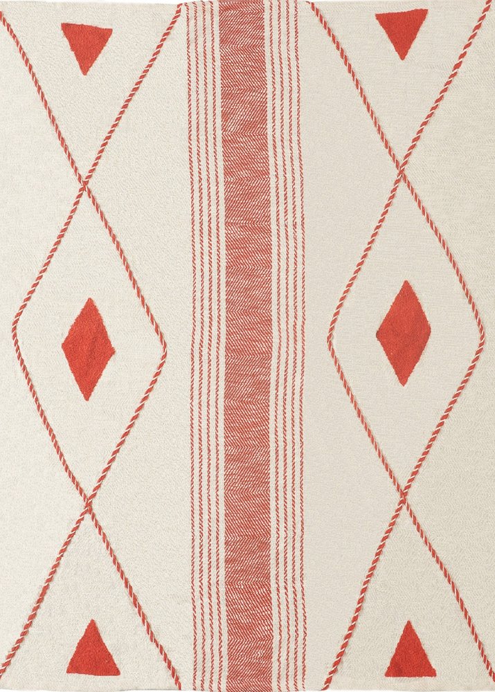 60" X 50" Beige Woven Cotton Striped Throw Blanket with Fringe