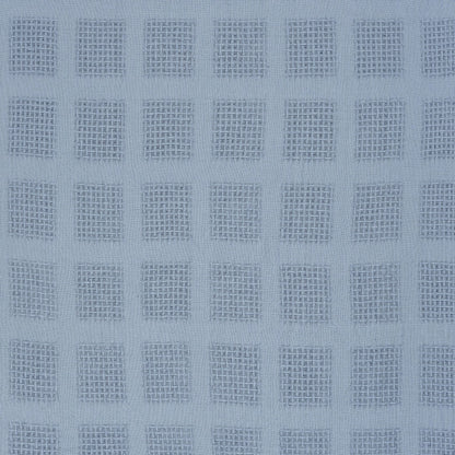 50" X 60" Green Woven Cotton Throw Blanket with Tassels