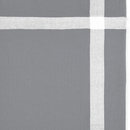 50" X 60" Green Woven Cotton Checkered Throw Blanket with Fringe