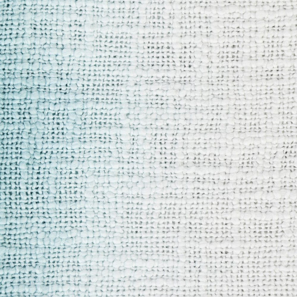 50" X 60" Black and White Woven Cotton Ombre Throw Blanket with Fringe