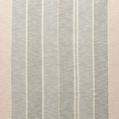 50" X 60" Gray Woven Cotton Striped Throw Blanket with Tassels