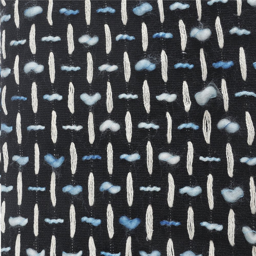 50" X 60" Black And Gold Geometric Cotton Woven Throw Blanket with Tassels