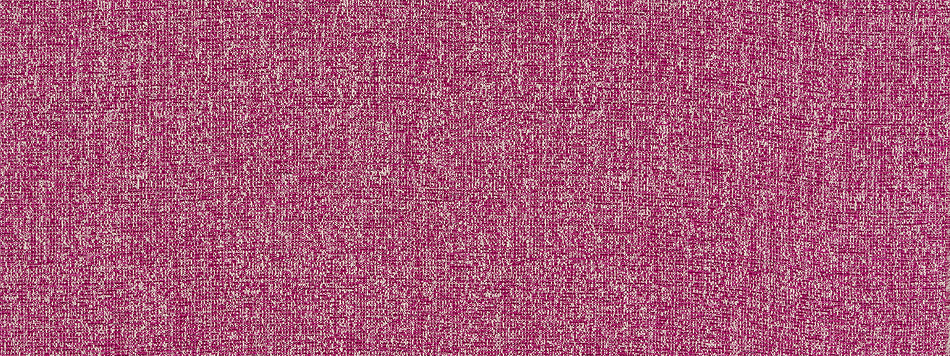 Pink tweed-textured fabric swatch with white flecks; vibrant magenta, dense weave, ideal for upholstery or garments.