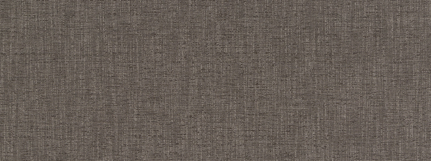 Espresso-brown linen fabric texture close-up, woven upholstery material for home decor