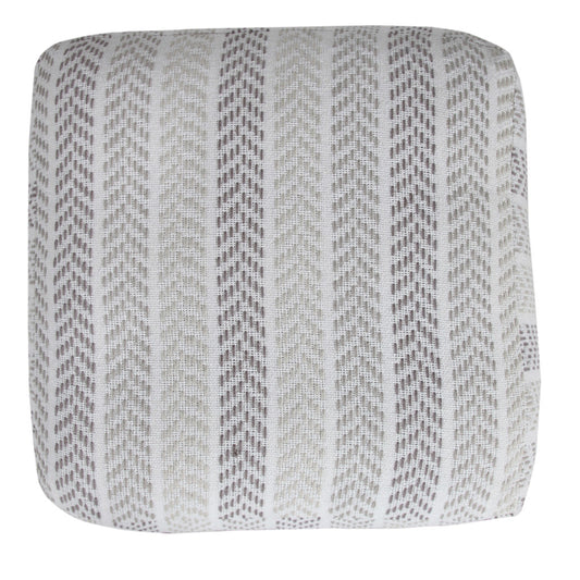 18" Cotton Ottoman