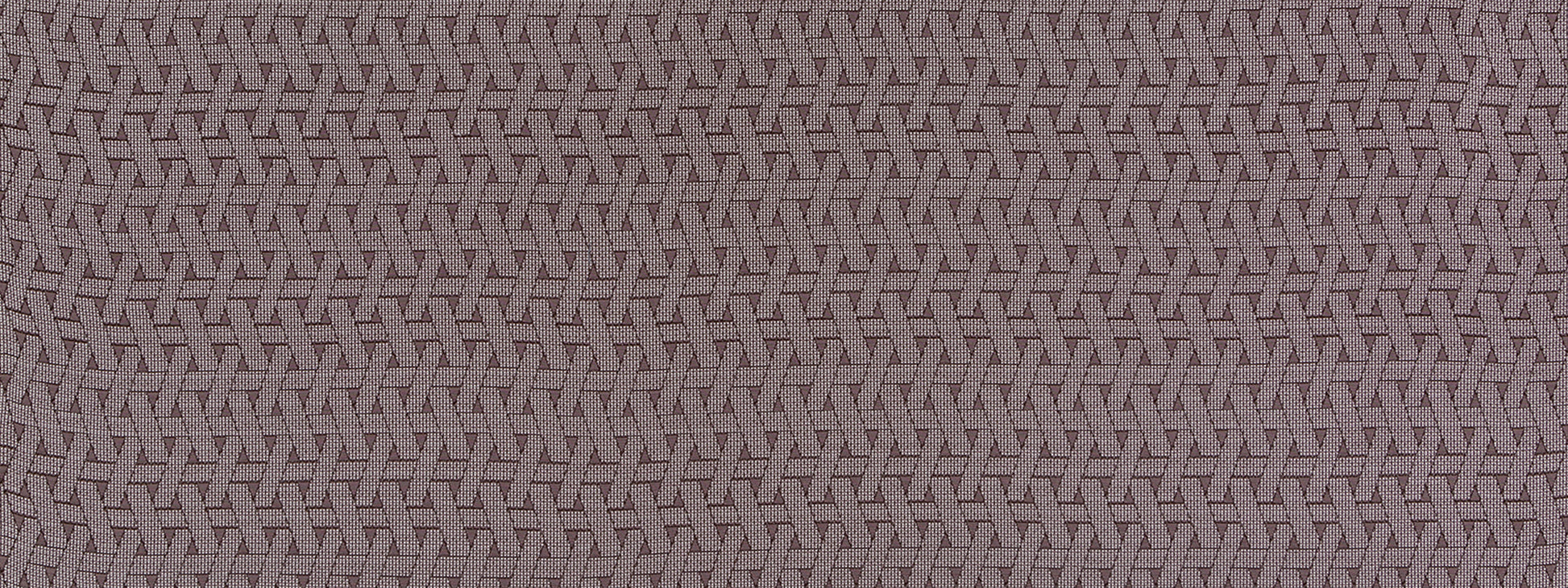 Taupe-brown woven upholstery fabric with a small repeating chevron pattern.