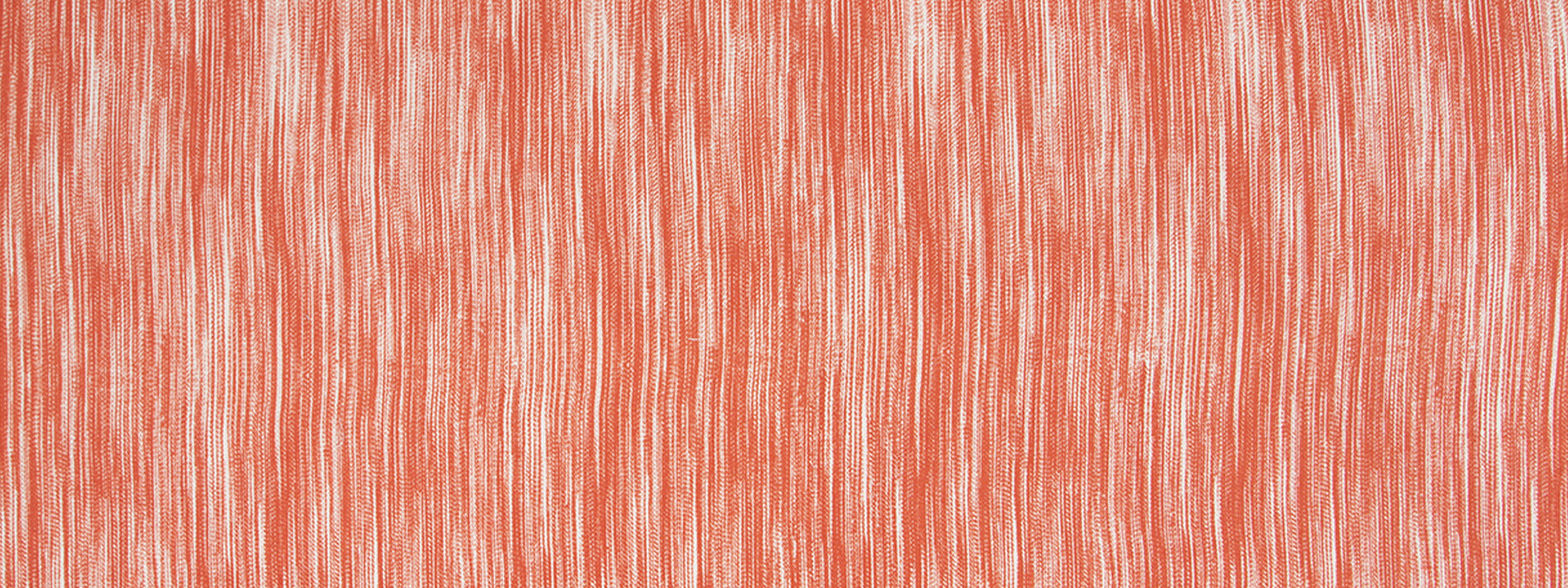 Orange textured fabric with white vertical streaks, bold striped pattern.