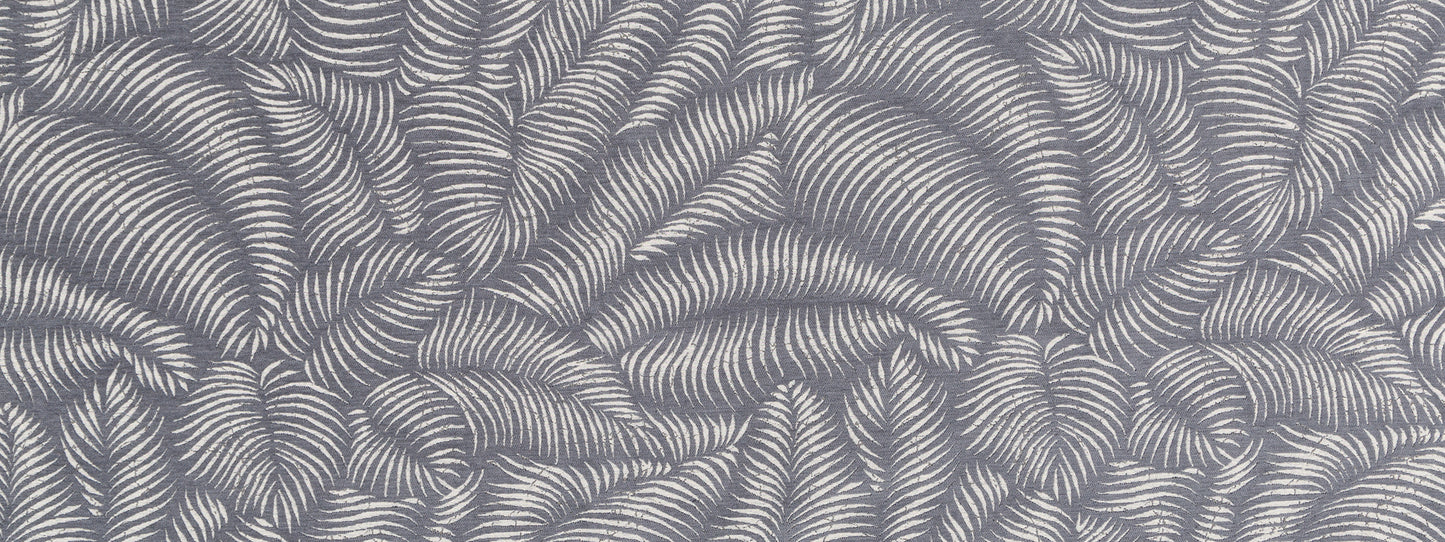 Robert Allen @ Home Tropic Ferns Bk | Slate  Woven     - 519157