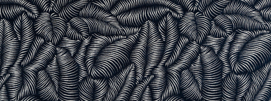 Robert Allen @ Home Tropic Ferns Bk | Lapis  Woven     - 519160