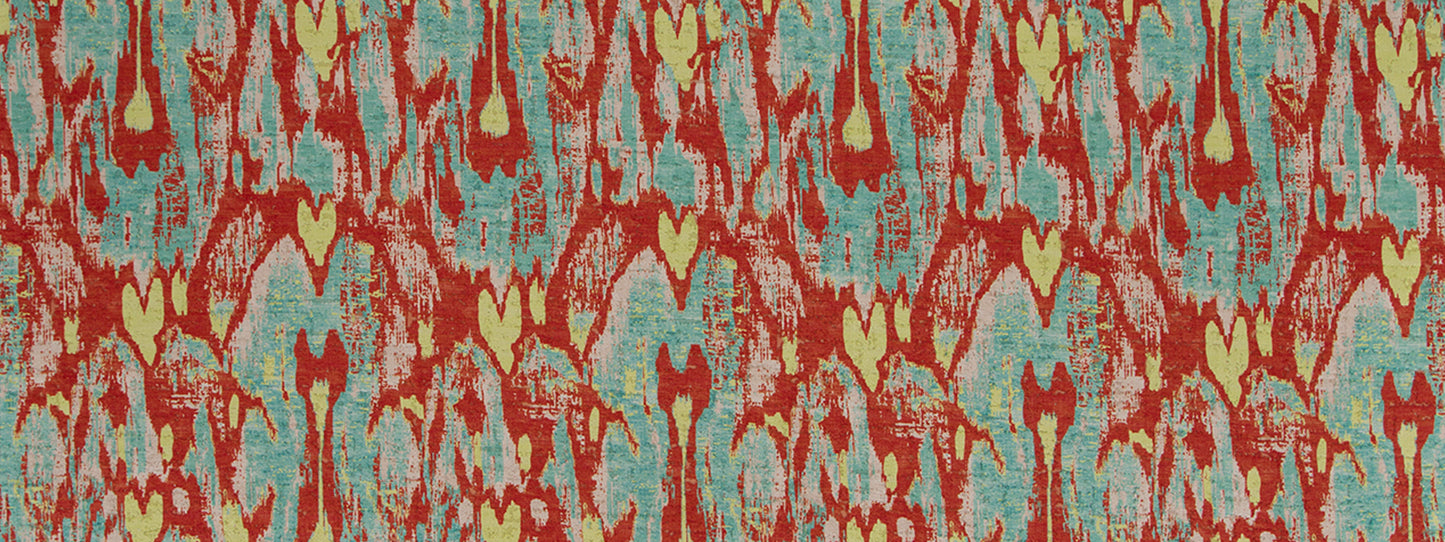 Robert Allen Corazon Velvet | Tomato  Upholstery     - 519780
