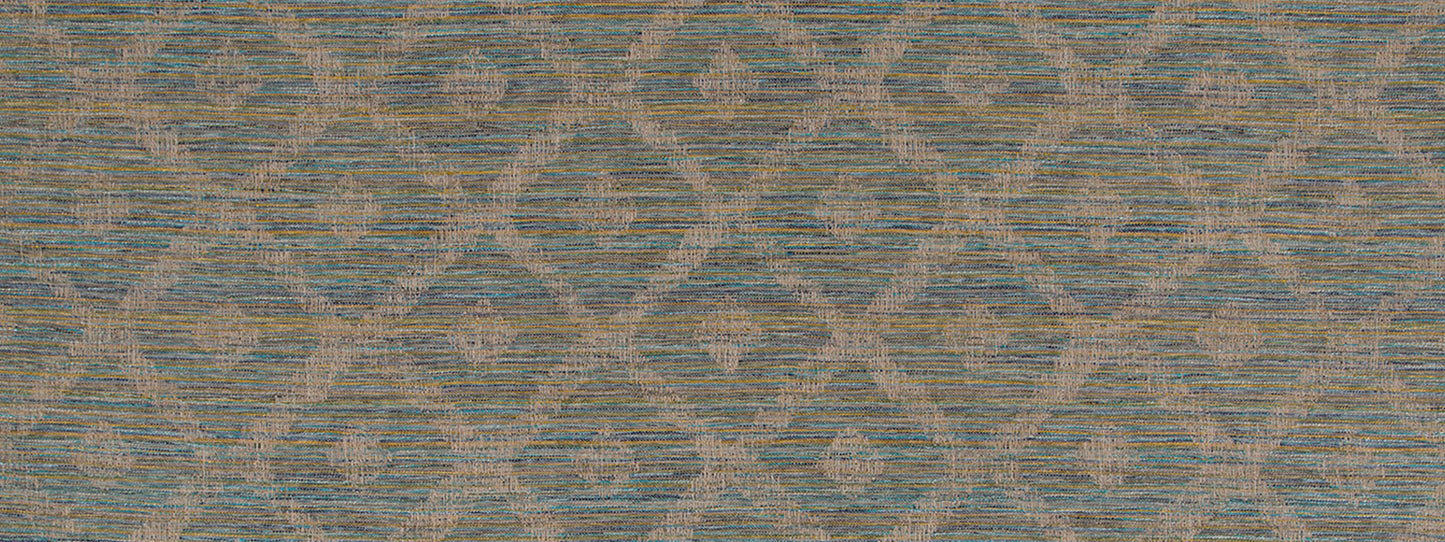 Robert Allen Toltec Diamond | Aqua  Upholstery     - 519878