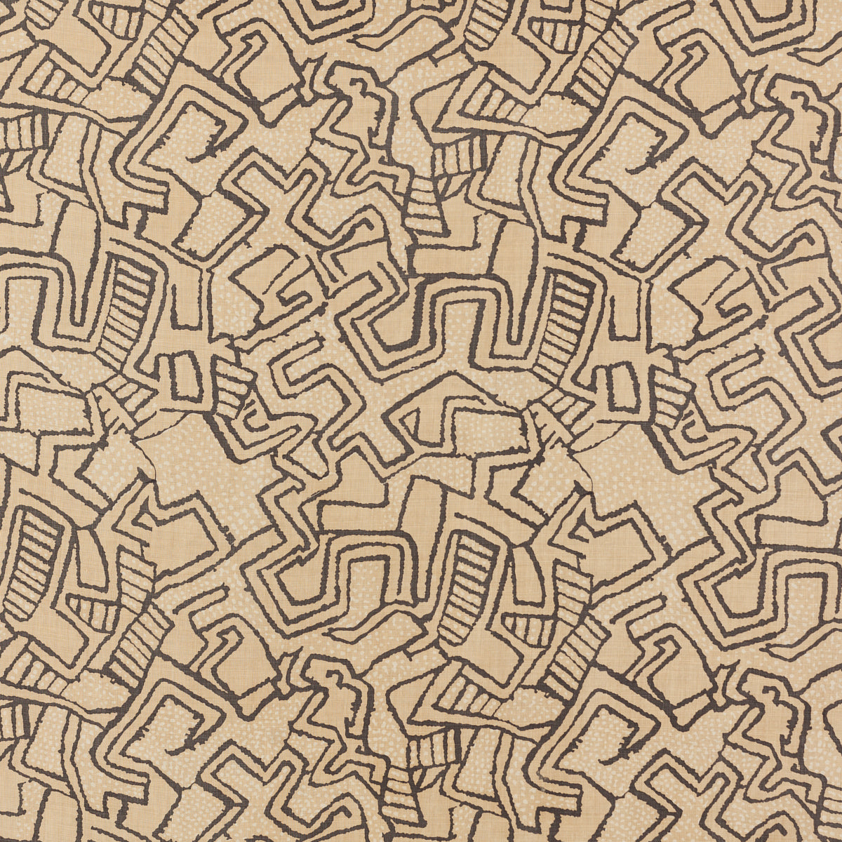 SCHUMACHER  RAOUL TEXTILES SAIBO PRINTS PRINTS RATTAN   - 519B92