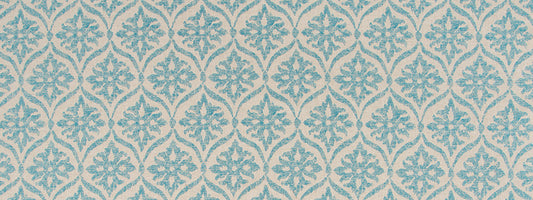 Robert Allen Oxbow Meadow | Aqua  Upholstery     - 520039