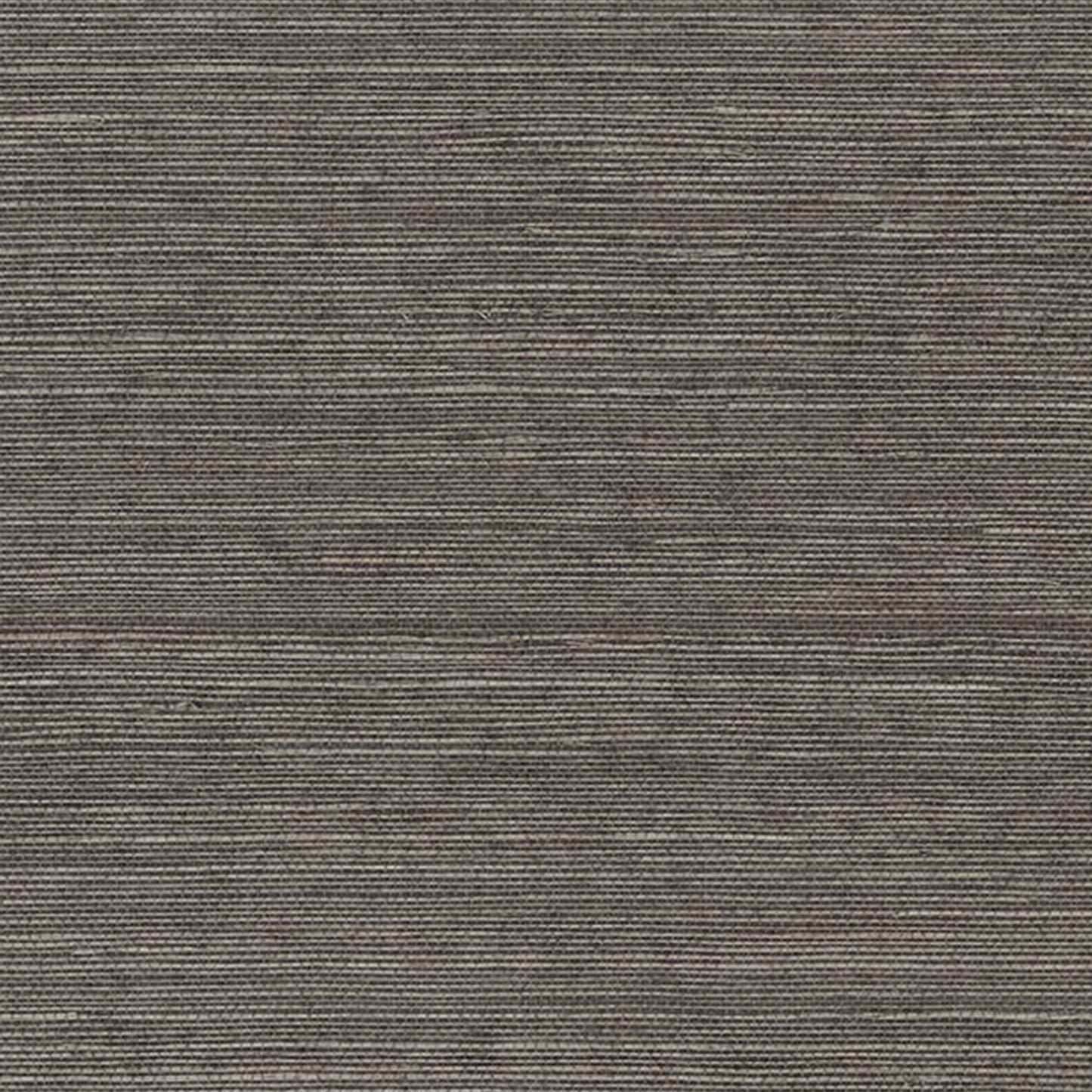 Gray-brown grasscloth wallpaper with a fine woven texture.
