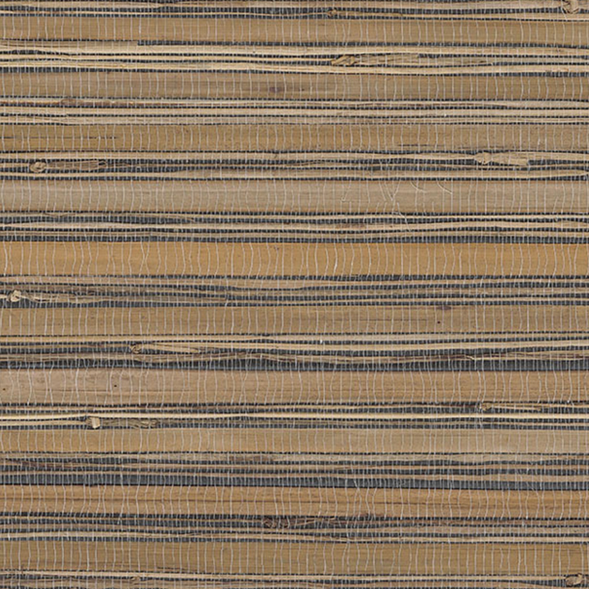 Beige grasscloth wallpaper with a subtle woven texture.