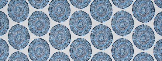Robert Allen Mandala Art | Azure  Upholstery     - 520296