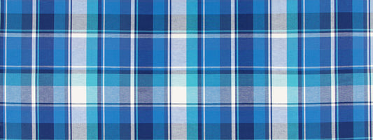 Robert Allen Madras Plaid | Azure  Multipurpose     - 520460