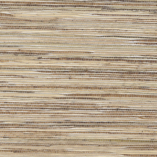 JF Fabrics -Wallpaper 52054 33 Wallpaper Brown,Creme,Beige  Grasscloth,Specialty,Texture,Paper - 7860733 W8521
