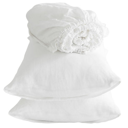 Four Piece Onyx Linen Sheet Set