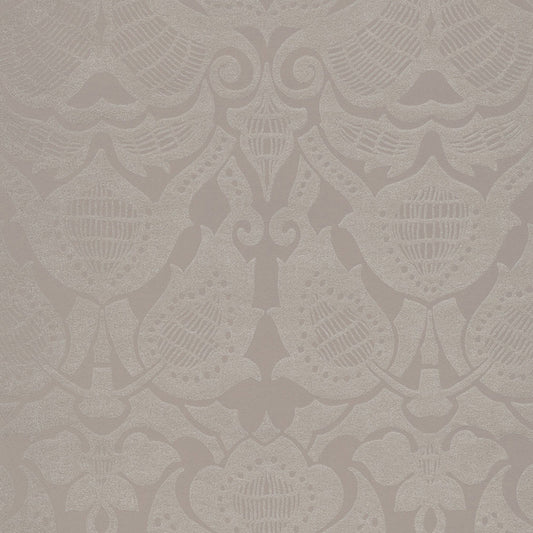 JF Fabrics -Wallpaper 52076 43 Wallpaper Grey,Silver,Pink,Taupe  Non-Woven - 8108243 W8621