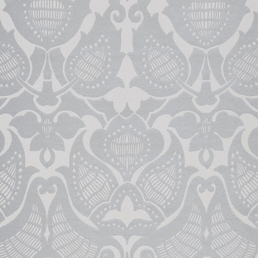 JF Fabrics -Wallpaper 52076 92 Wallpaper Grey,Silver  Non-Woven - 8108292 W8621