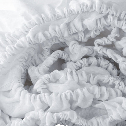 White Linen King Fitted sheet