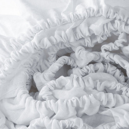 White Linen King Fitted sheet